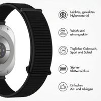 imoshion Nylon bandje Samsung Galaxy Watch Ultra (2024/2025) - Zwart