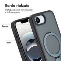 Accezz Cover con anello e supporto con MagSafe Apple iPhone 17e / 16e - Nero