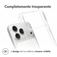 Accezz Cover Posteriore Xtreme ad Alta Protezione Apple iPhone 18 Pro Max / 17 Pro Max - Trasparente
