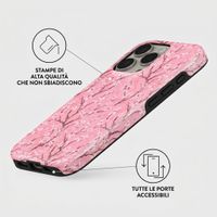 Burga Cover Posteriore Resistente con MagSafe Apple iPhone 16 Pro - Sakura