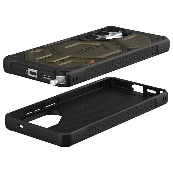 UAG Cover Posteriore Monarch Pro Samsung Galaxy S26 Ultra - Kevlar Element Green