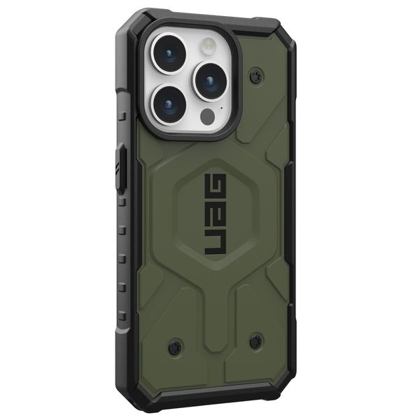 UAG Cover Posteriore Pathfinder con MagSafe Apple iPhone 15 Pro - Olive Drab