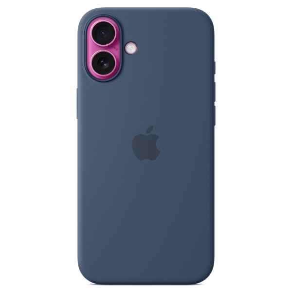 Apple Cover Posteriore in Silicone con MagSafe Apple iPhone 16 Plus - Denim