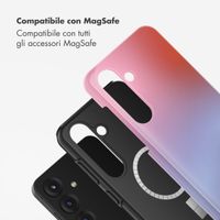 Selencia Cover posteriore Vivid con MagSafe Samsung Galaxy S25 - Gradient Soft Blush