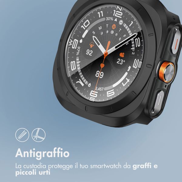 imoshion Cover rigida integrale Samsung Galaxy Watch Ultra (2024/2025) - Nero