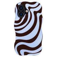 Selencia Cover Vivid Wavy con MagSafe Apple iPhone 17 - Dream Swirl Chocolate