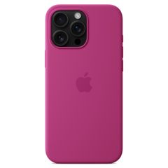Apple Cover Posteriore in Silicone con MagSafe Apple iPhone 16 Pro Max - Fucsia