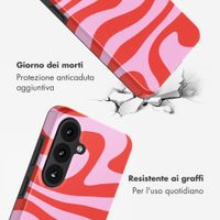 Selencia Cover posteriore Vivid con MagSafe Samsung Galaxy S26 - Dream Swirl Pink