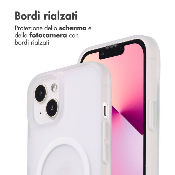 imoshion Cover posteriore Color Guard con MagSafe Apple iPhone 14 / 13 - Bianco