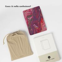 Selencia Cover per tablet Vivid Samsung Galaxy Tab A9 Plus - Marble Plum