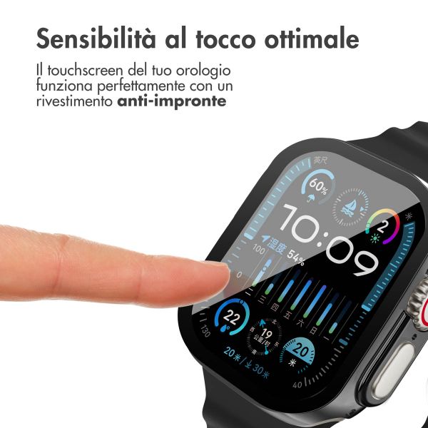 imoshion Cover rigida integrale Apple Watch Ultra / Ultra 2 / Ultra 3 - 49 mm - Nero