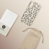 Selencia Cover Sabi Stampa pantera con MagSafe Samsung Galaxy A56 - Soft Ivory