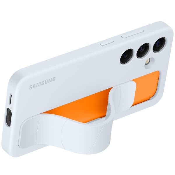 Samsung Cover Originale con Supporto a Impugnatura Samsung Galaxy S24 - Light Blue