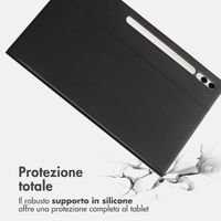 Accezz Cover Tablet Classica Samsung Galaxy Tab S10 Ultra / Tab S9 Ultra - Nero