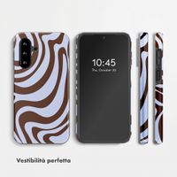 Selencia Cover Posteriore Vivid Samsung Galaxy A17 (5G) / (4G) - Dream Swirl Chocolate