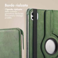 imoshion Cover Girevole a 360° Apple iPad 11 (2025) 11 pollici A16 / iPad 10 (2022) 10.9 pollici - Verde