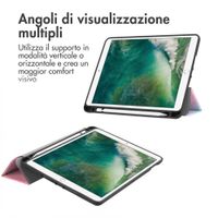 imoshion Cover Trifold Design Apple iPad 6 (2018) 9.7 pollici / iPad 5 (2017) 9.7 pollici / Air 2 (2014)/Air 1 (2013) - Sky