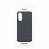 Samsung Cover originale in silicone Samsung Galaxy S25 Edge - Nero