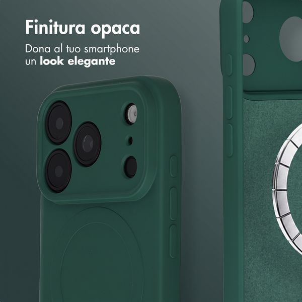 imoshion Cover Posteriore Colorata con MagSafe Apple iPhone 18 Pro Max / 17 Pro Max - Verde scuro