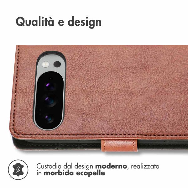 imoshion Cover a libro di Lusso Google Pixel 10 Pro XL - Marrone