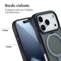 Accezz Cover con anello e supporto con MagSafe Apple iPhone 17 Pro - Nero