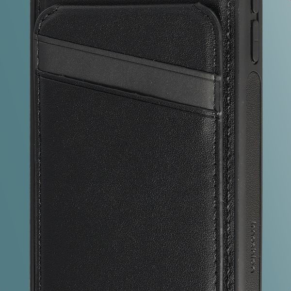 imoshion Cover Posteriore con Porta Carte e supporto Apple iPhone 15 - Nero