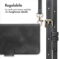 imoshion Cover a libro con Cordino Samsung Galaxy A55 - Nero