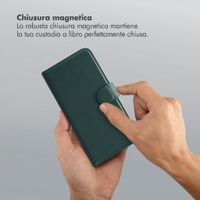 Selencia Libreria rimovibile Olyn con MagSafe Samsung Galaxy A57 (5G) - Verde