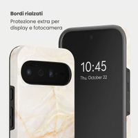 Selencia Cover posteriore Vivid con MagSafe Google Pixel 11 Pro - Golden Beige Marble