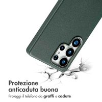 Accezz Cover in Pelle con MagSafe Samsung Galaxy S25 Ultra - Cedar Green