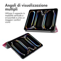 imoshion Cover Trifold Design Apple iPad Pro 11 (2025) M5 / (2024) M4 - Floral Water Color