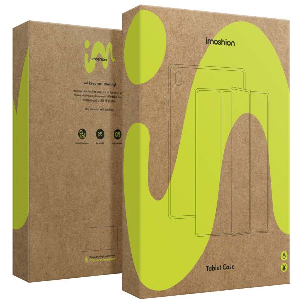 imoshion Cover a libro Trifold Samsung Galaxy Tab S10 Ultra / Tab S9 Ultra - Blu scuro
