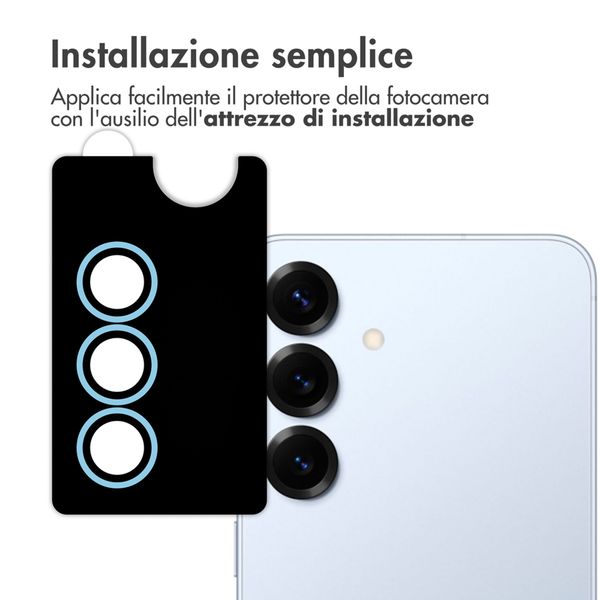 imoshion 2 Pack protezione lente fotocamera Samsung Galaxy S25 - Icyblue