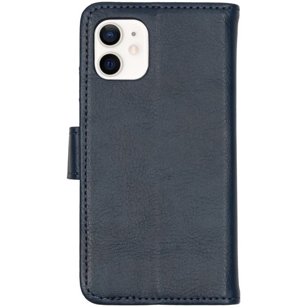 imoshion Cover a libro di Lusso Apple iPhone 12 Mini - Blu scuro