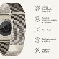 imoshion Cinturino milanese magnetico Apple Watch | 44/45/46/49 mm - Starlight