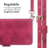imoshion Cover a libro con Cordino Samsung Galaxy A27 (5G) - Rosso