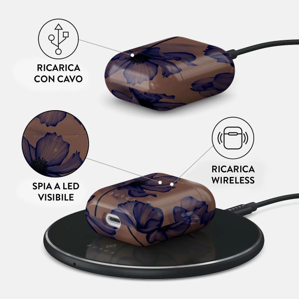 Burga Cover rigida Apple Airpods 1 / 2 - Velvet Night