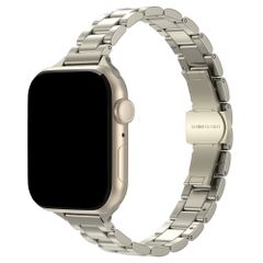 Selencia Cinturino sottile in acciaio a maglie Apple Watch | 38/40/41/42 mm - Luce stellare