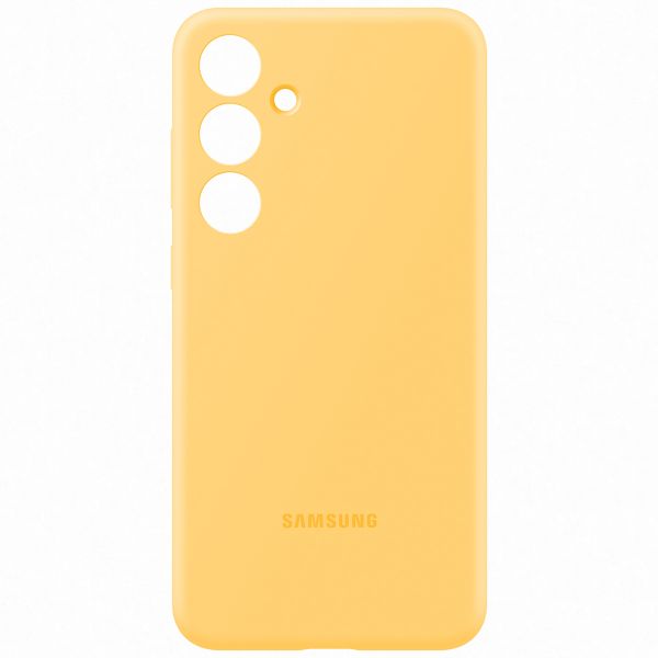 Samsung Cover originale in silicone Samsung Galaxy S24 Plus - Yellow