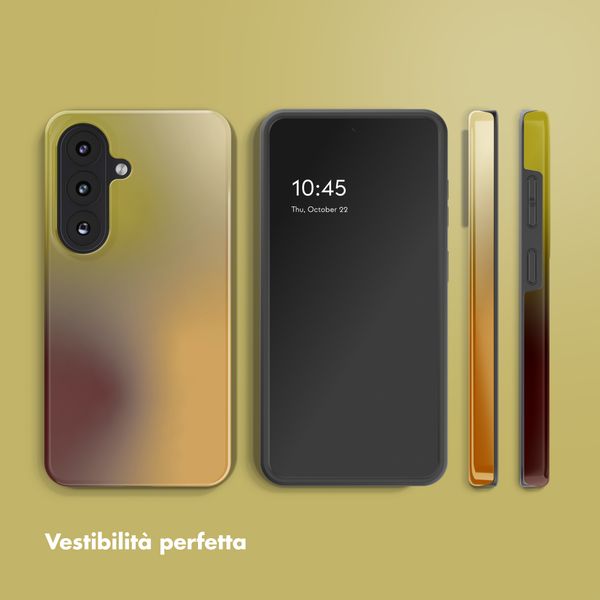 Selencia Cover Posteriore Vivid Samsung Galaxy S26 - Gradient Olive Dust