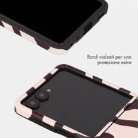 Selencia Cover posteriore Vivid con MagSafe Samsung Galaxy Z Flip 8 - Art Wave Black