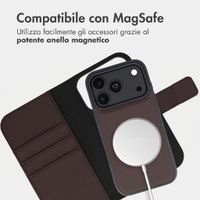 imoshion Cover a libro di lusso 2-in-1 rimovibile Apple iPhone 18 Pro / 17 Pro - Marrone