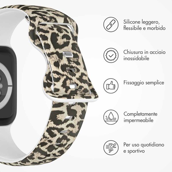 imoshion Cinturino in silicone⁺ Apple Watch | 44/45/46/49 mm - Leopard