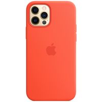 Apple Cover Posteriore in Silicone con MagSafe Apple iPhone 12 (Pro) - Electric Orange