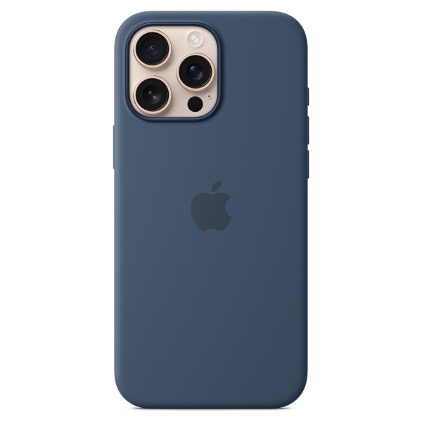 Apple Cover Posteriore in Silicone con MagSafe Apple iPhone 16 Pro Max - Denim