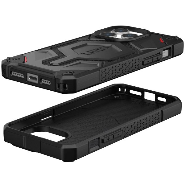 UAG Cover Posteriore Monarch Pro Apple iPhone 15 Pro Max - Kevlar Black