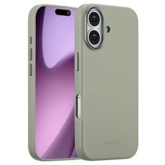 Accezz Cover in Pelle con MagSafe Apple iPhone 17 - Light Grey
