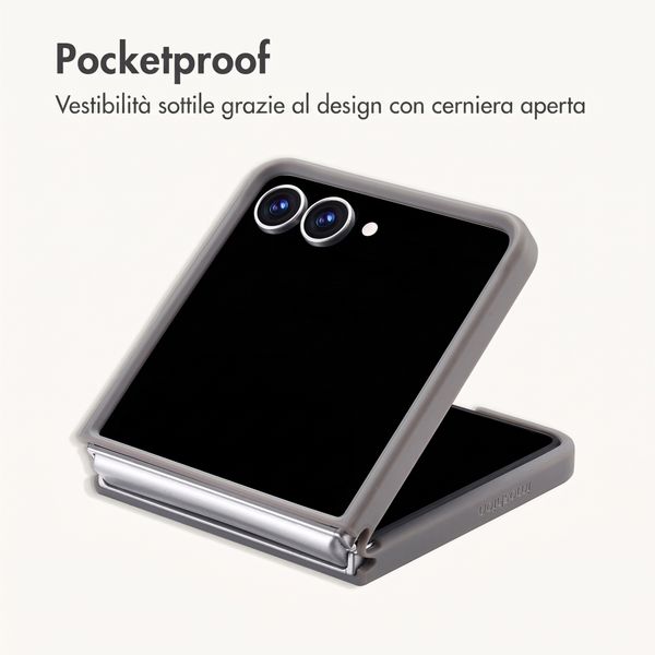 imoshion Cover posteriore Color Guard Samsung Galaxy Z Flip 8 - Grigio
