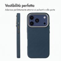 Accezz Cover Mesh con MagSafe Apple iPhone 17 Pro - Blu scuro