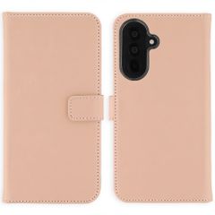 Selencia Cover a libro in vera pelle Samsung Galaxy A37 (5G) - Rosa chiaro